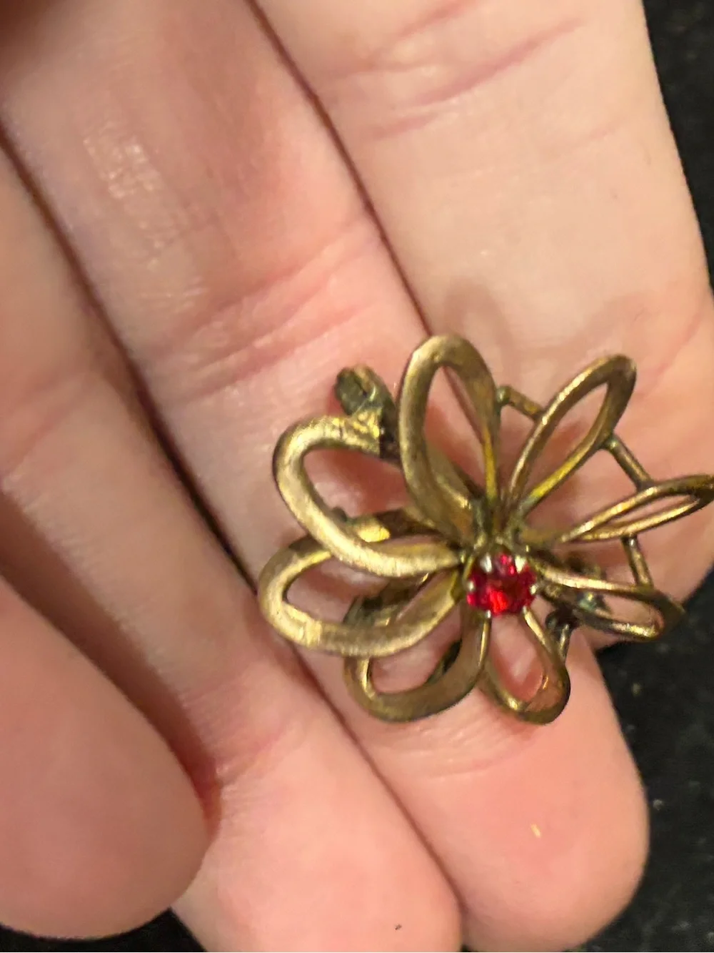 Antique Victorian Gold Filled Brooch